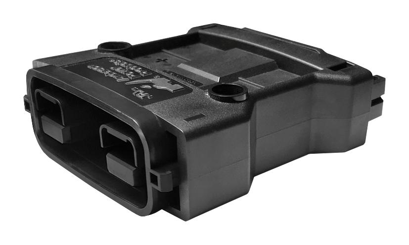 Anderson Power Products Sbsx75A-Rec-Blk Rect Pwr Housing, Rcpt, 2Pos, Pc/pbt