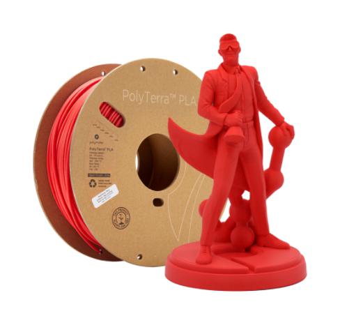 Polymaker 70827 3D Printer Filament, Pla, 2.85mm, Red