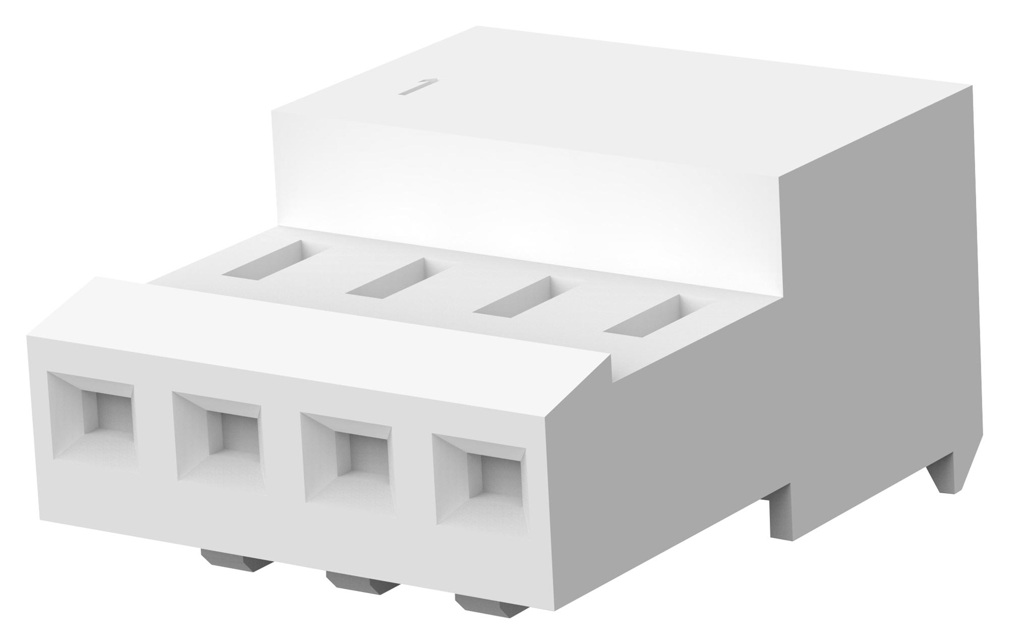 Amp Connectors / Te Connectivity 3-641191-4 Idc Conn, Rcpt, 4Pos, 1Row, 2.54mm