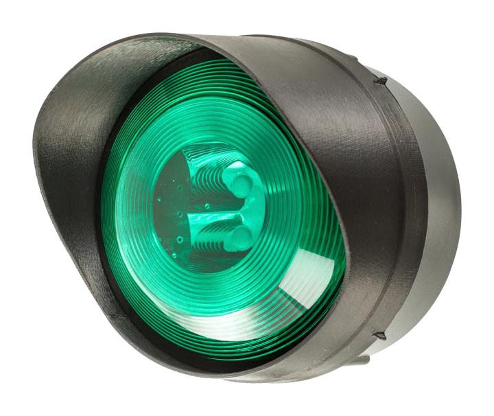 Moflash Signalling Led-Tl-02-04 Traffic Light, Green, Conti/flash, 30V