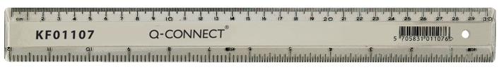Q Connectorect Kf01107 Ruler Clear 300mm (12