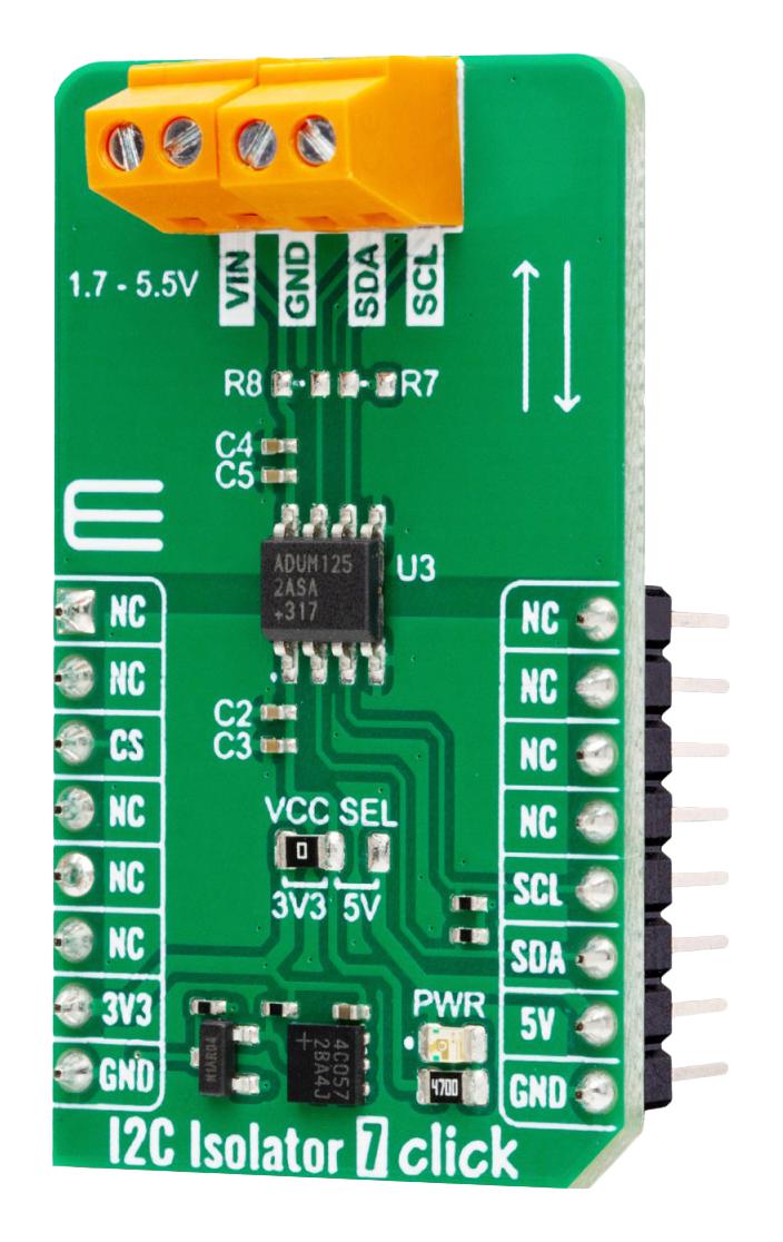 MikroElektronika Mikroe-5943 Add-On Board, Bidirectional I2C Isolator