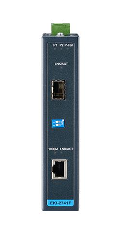 Advantech Eki-2741F-Be Media Converter, Giga Ethernet-Sfp
