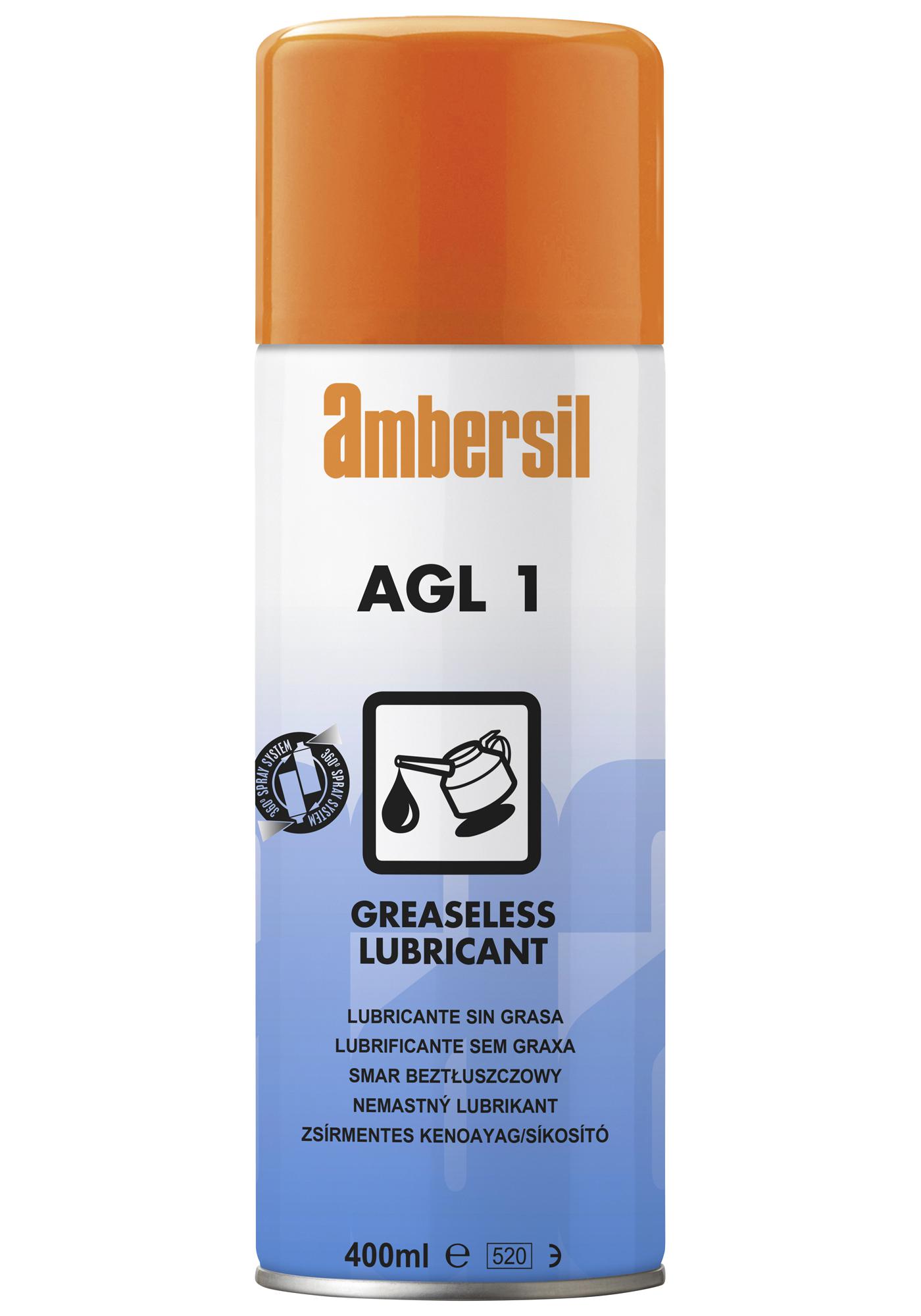 Ambersil Agl 1, 400Ml Lubricant, Aerosol, 400Ml