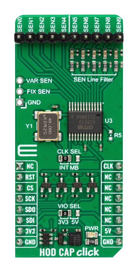 MikroElektronika Mikroe-5719 Hod Capacitor Click Add-On Board, 3.3/5V