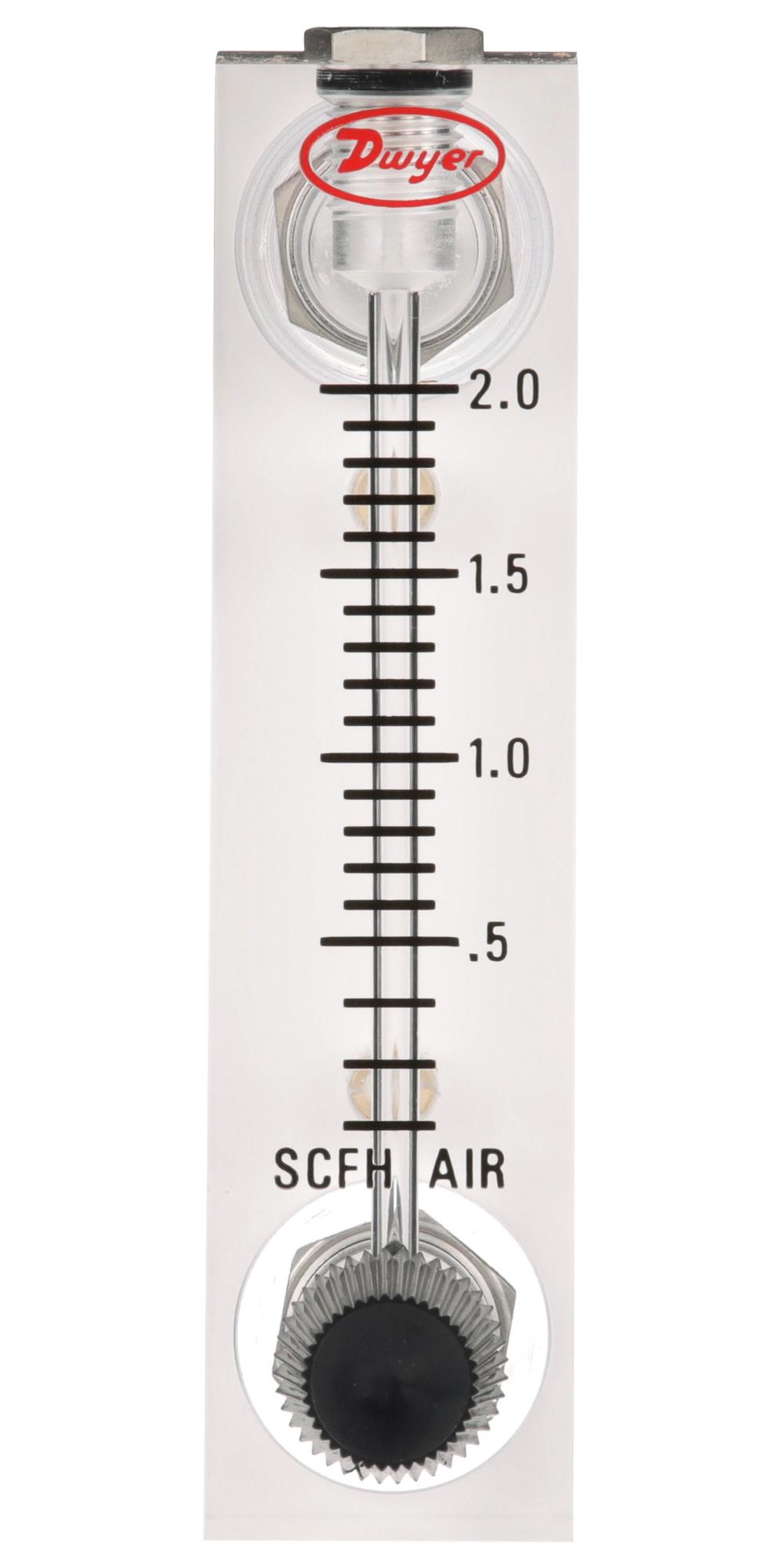 Dwyer Vfa-21 Air Flowmeter, 10Bar, 0.5Lpm, 1/8