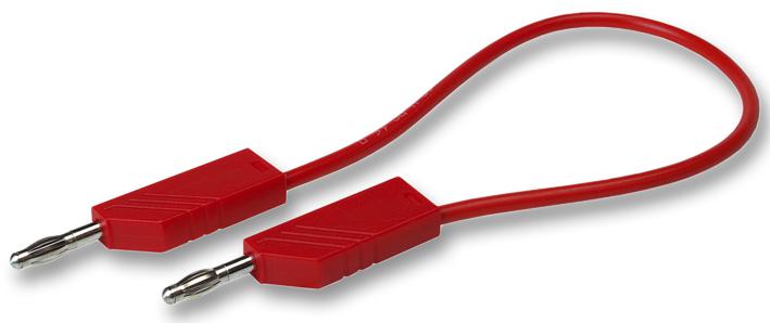 Hirschmann Test And Measurement 934092101 Test Lead, Red, 1M, 60V, 16A