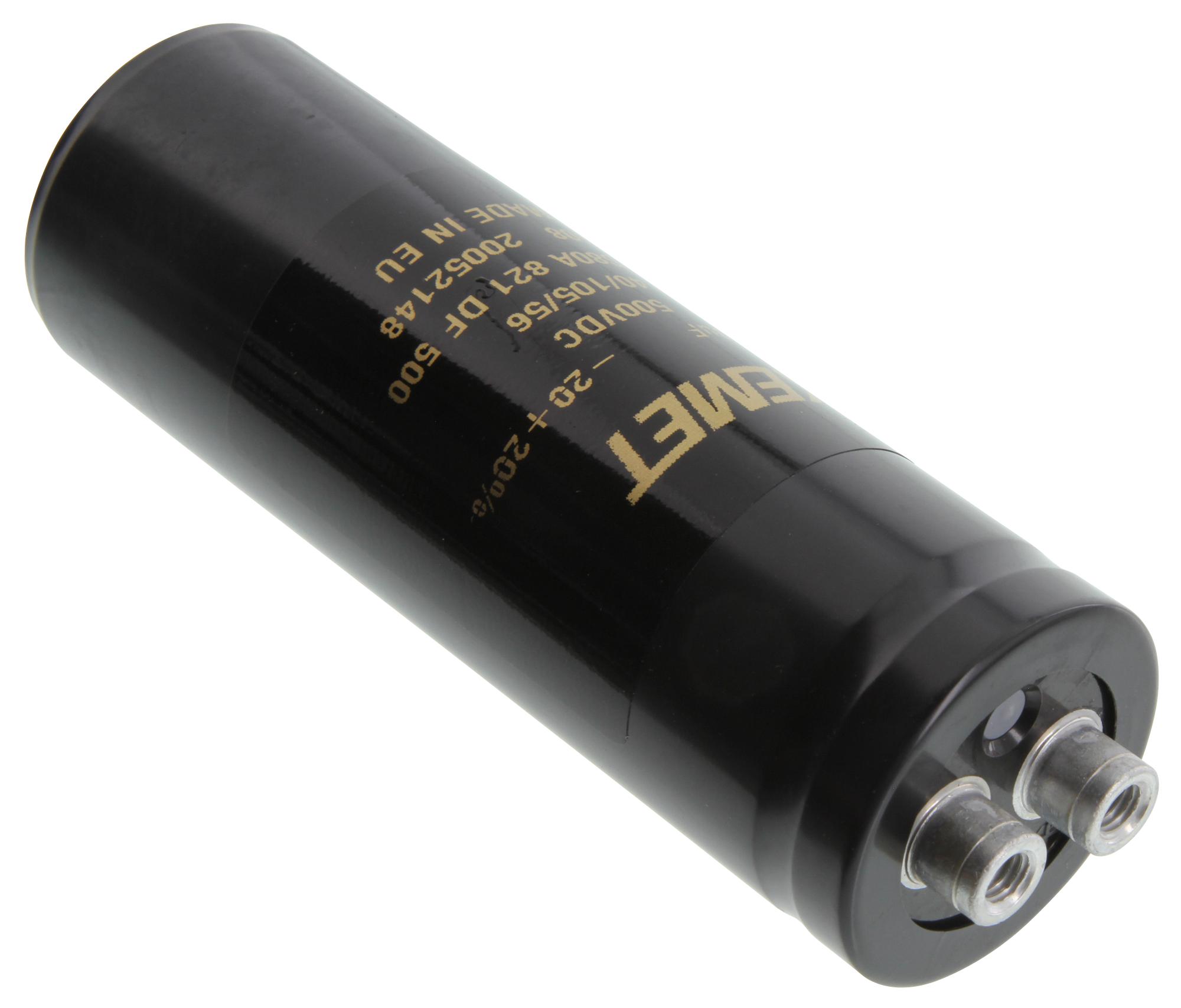 KEMET Als80A821Df500 Capacitor, 820Uf, 500V, Alu Elec, Screw