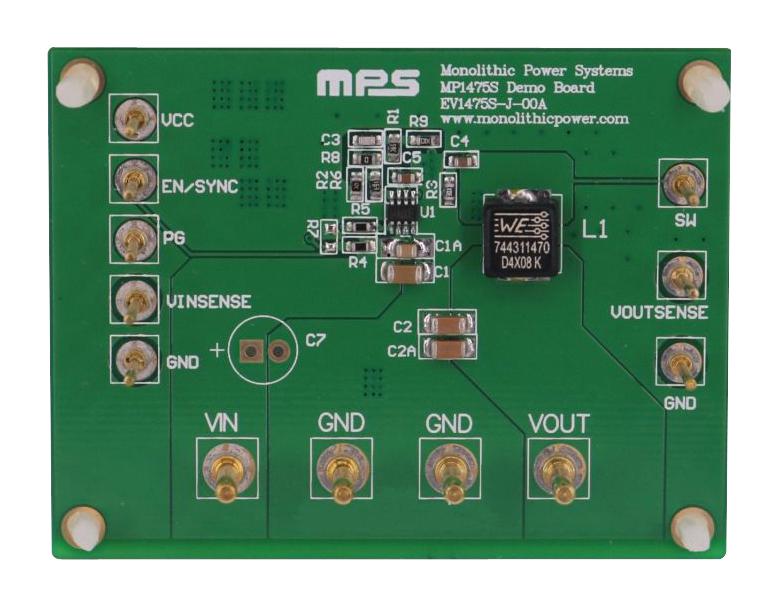 Monolithic Power Systems (Mps) Ev1475S-J-00A Evaluation Board, Sync Step Down Conv