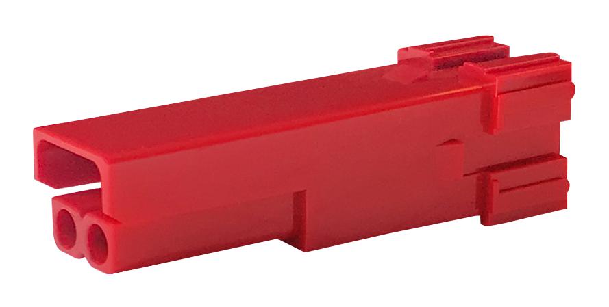 Anderson Power Products 2-8840P1 Rect Pwr Housing, Rcpt, 1Pos, Pc, Red