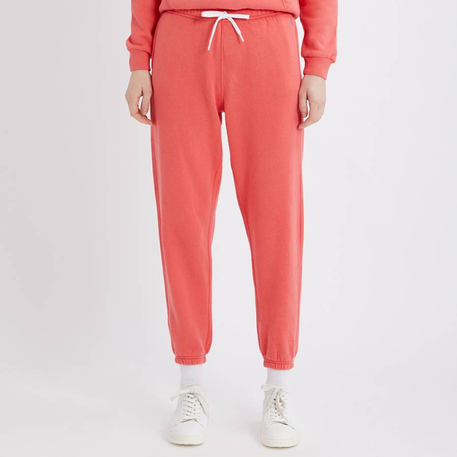 Coral Arctic Cotton Blend Joggers