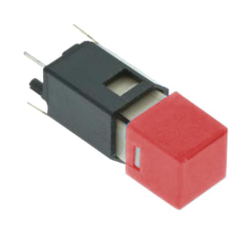 NIDEC Components Cfpb-1Cc-2R9 Pb Switch, Spst, 0.005A, 5Vdc, Panel/red