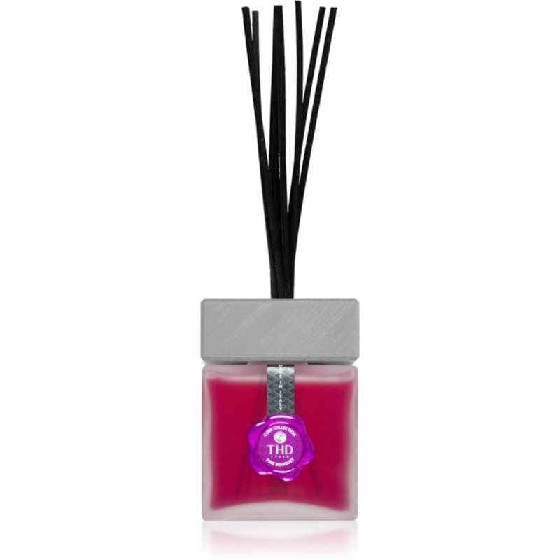 THD Cube Pink Bouquet aroma diffuser with refill 500 ml