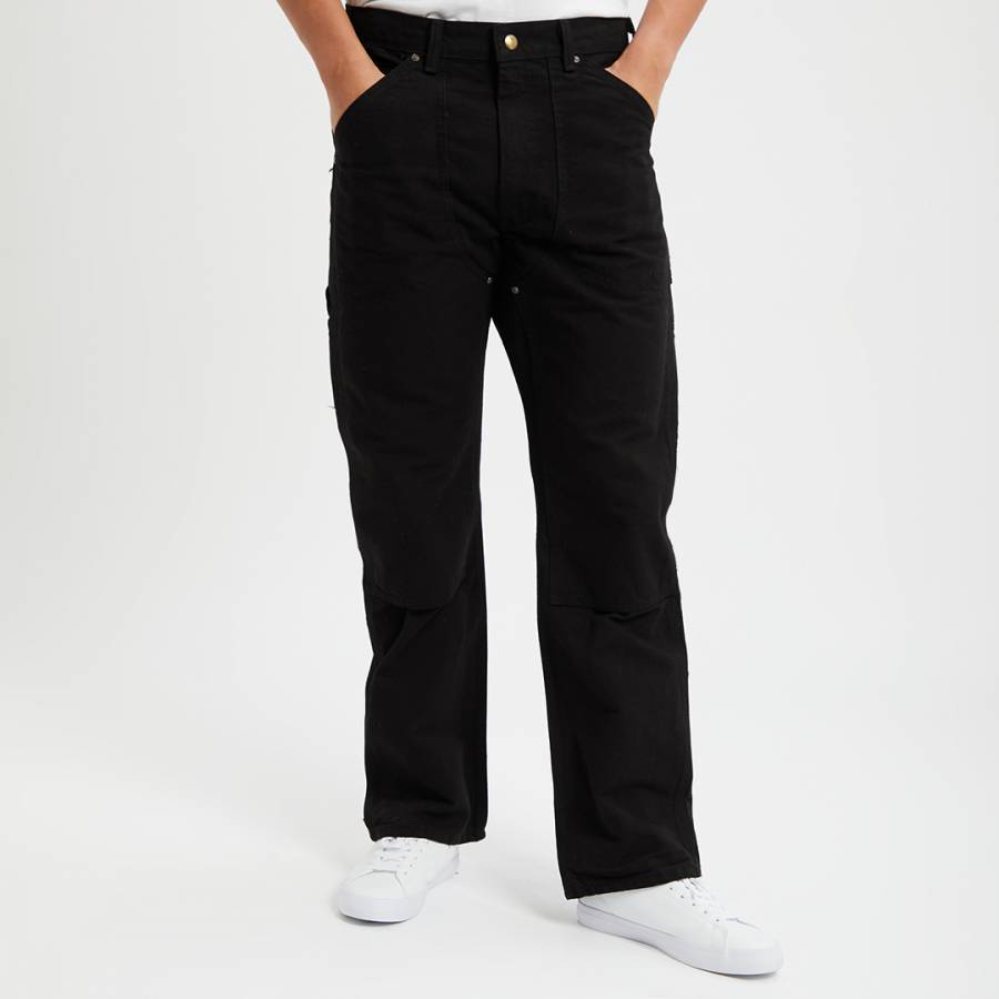 Black Cargo Jeans