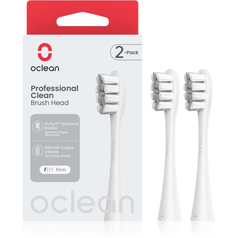Oclean Professional Clean Medium spare heads grey 2 pc