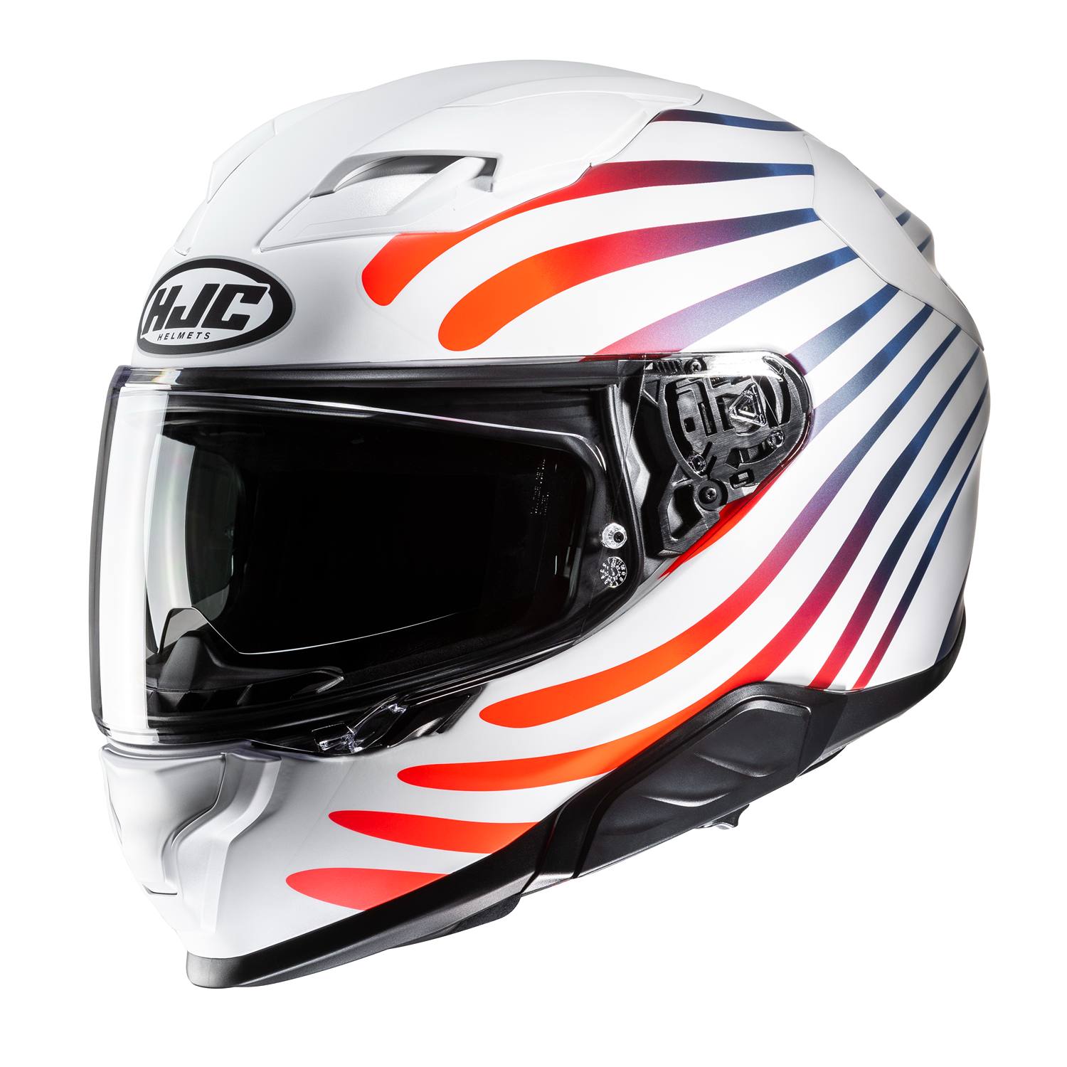 HJC F71 Zen White Blue Full Face Helmet Size M