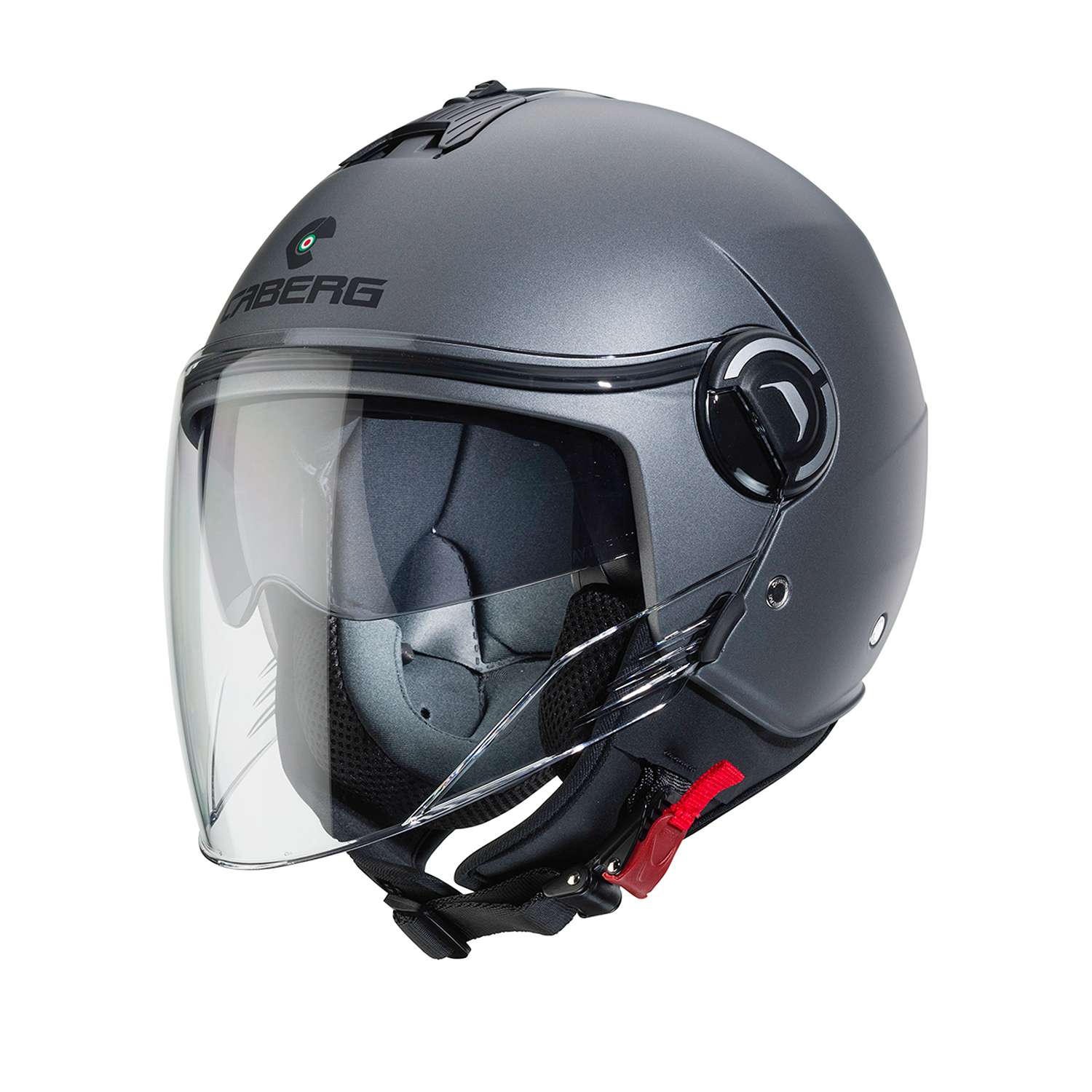 Caberg Riviera V4 X Matte Gray Jet Helmet Size XS