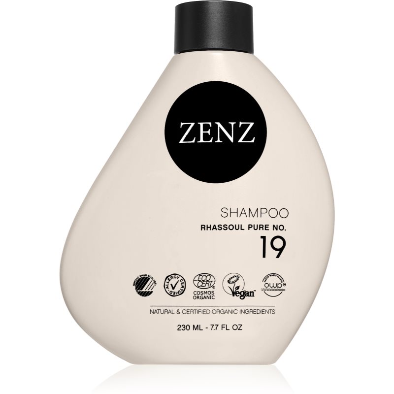 ZENZ Organic Rhassoul Pure No. 19 moisturising shampoo with conditioning effect 230 ml