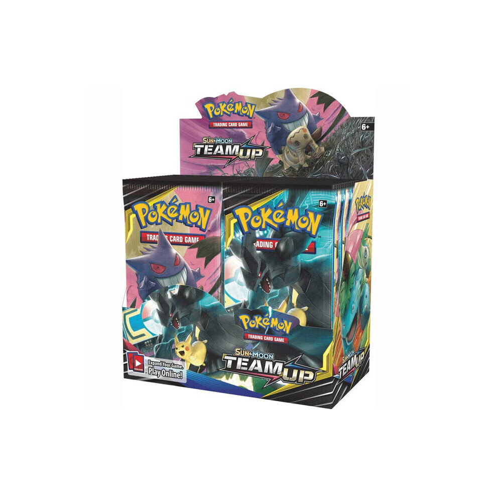 (324 Team UP) 324pcs Pokemon cards Sword & Shield Booster Box Collectible Trading