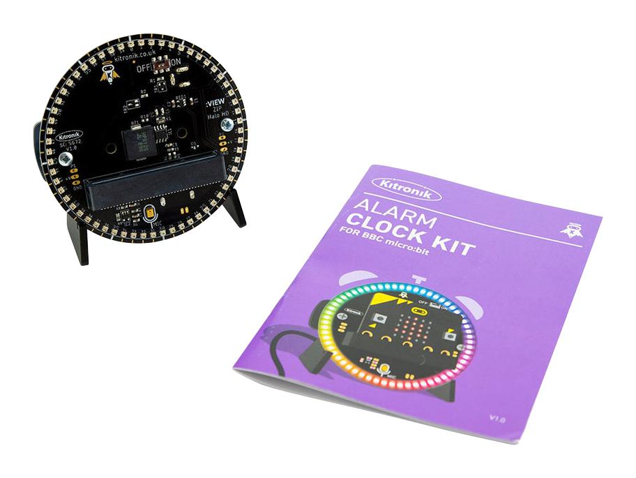 Kitronik 5681 Alarm Clock Kit, Zip Halo Board