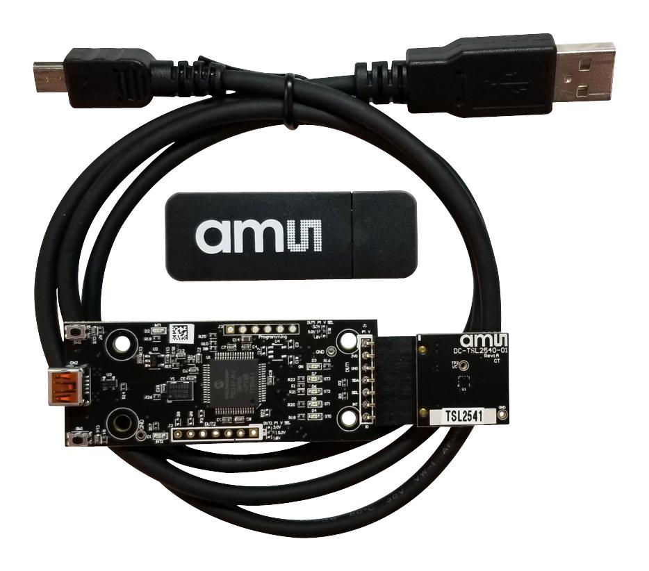 Ams Osram Group Tsl2541-Evm Eval Kit, Als, Light To Digital Conv