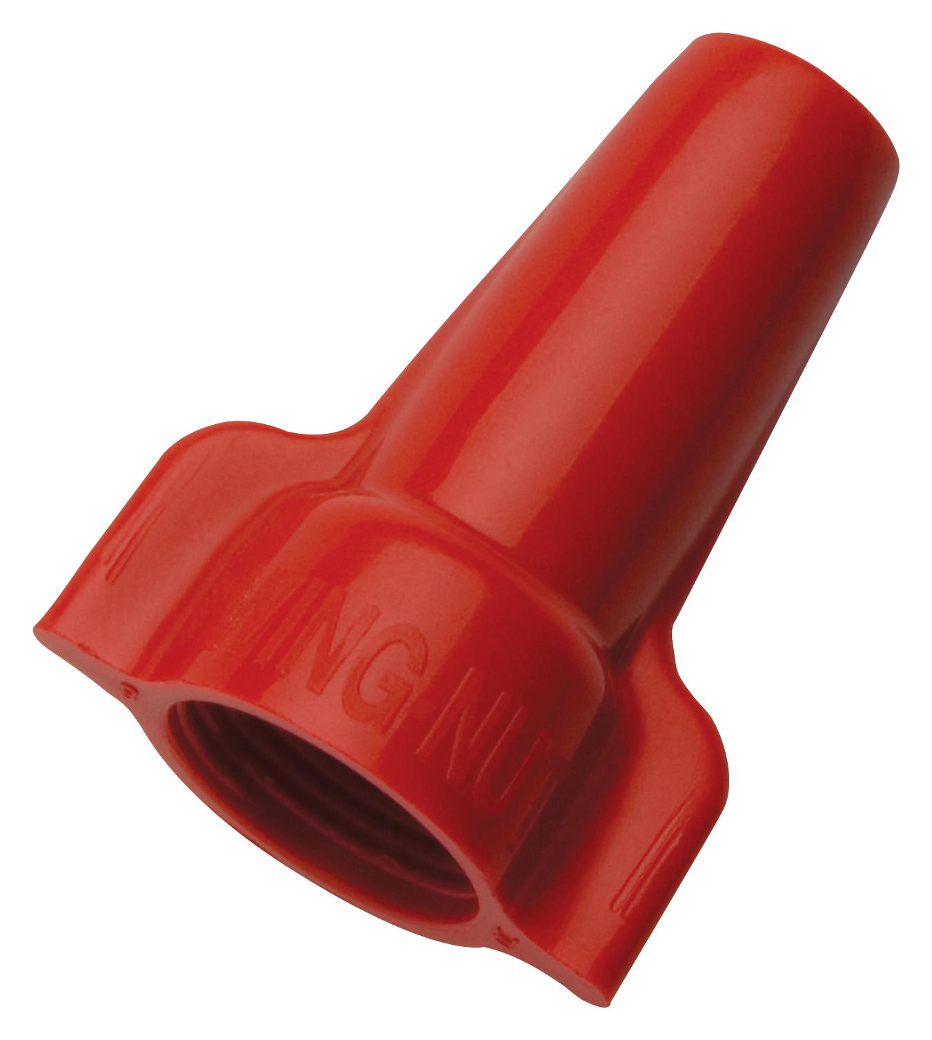 Ideal 30-452J Terminal, Connector, Twist On, Red, 18-8Awg