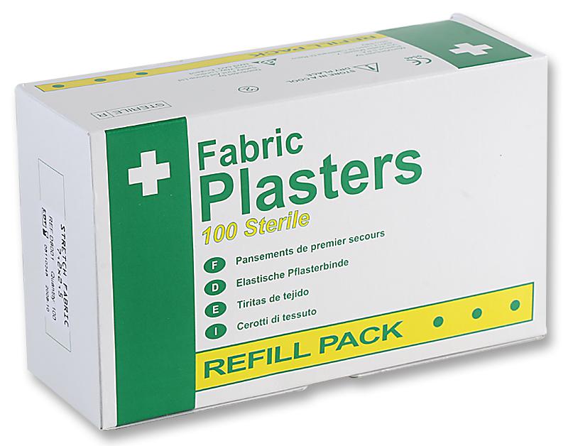 Safety First Aid Group D8001 Plaster, Fabric, 7.5X2.5Cm, 100