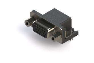 Edac 634-015-663-043 Hd D Sub Connector, R/a Rcpt, 15Pos, Da, Sldr