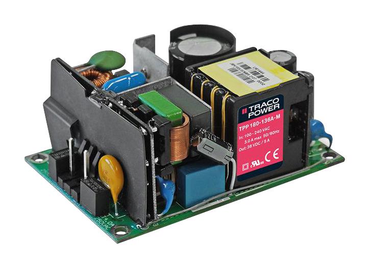 TRACO Power Tpp 180-136A-M Power Supply, Ac-Dc, 36V, 5A