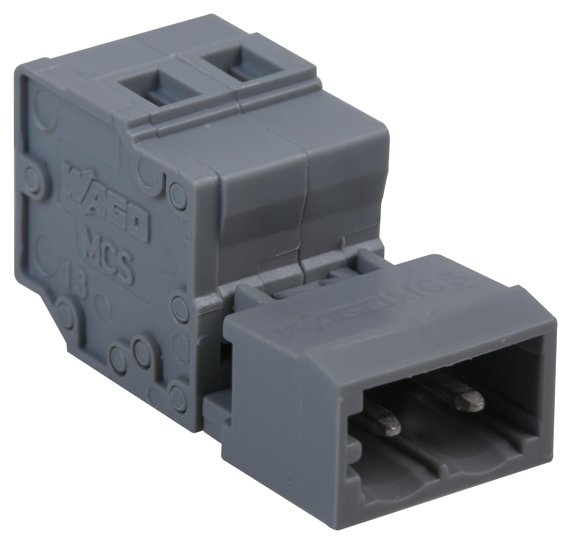 WAGO 231-602 Terminal Block, Pluggable, 2Pos, 12Awg