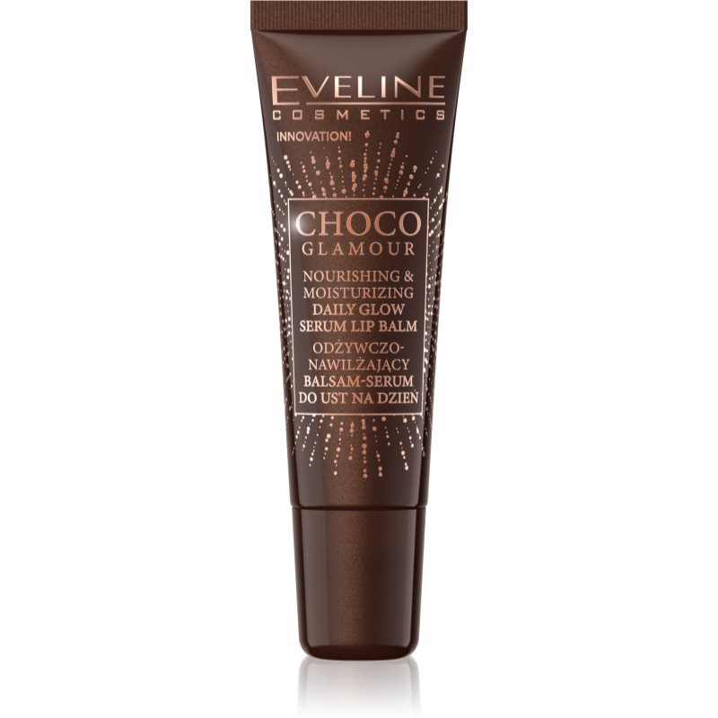 Eveline Cosmetics Choco Glamour nourishing and moisturising lip balm 12 ml