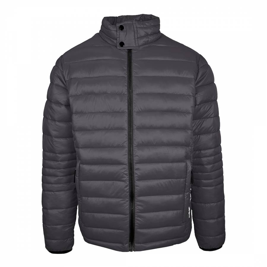 Charcoal Packable Puffer Jacket
