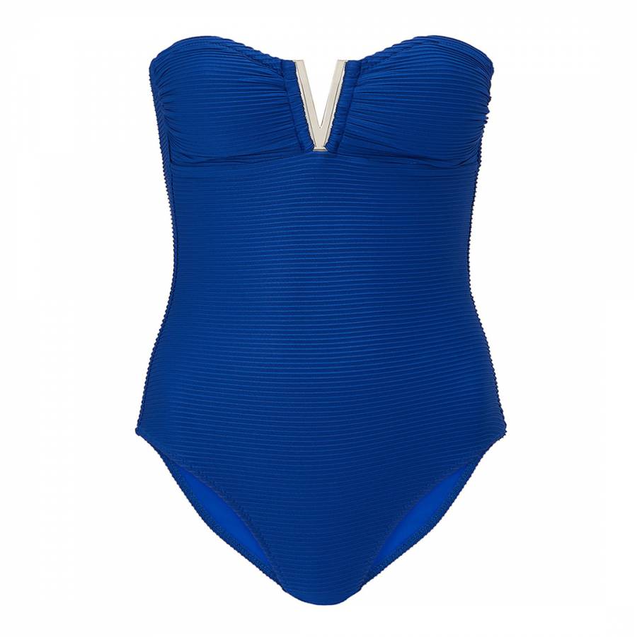 Blue V Bar Swimsuit