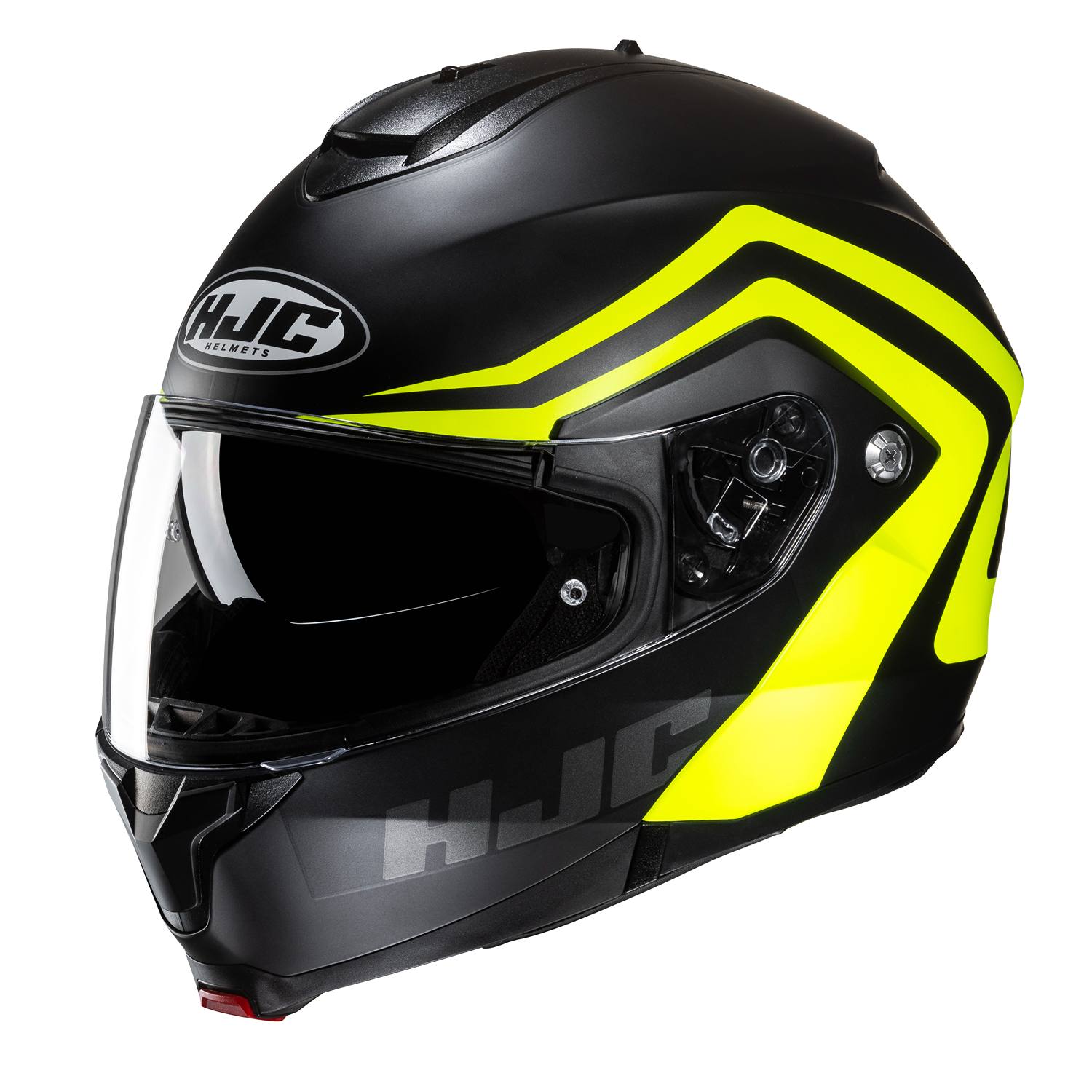 HJC C91N Nepos Black Yellow Modular Helmet Size XS
