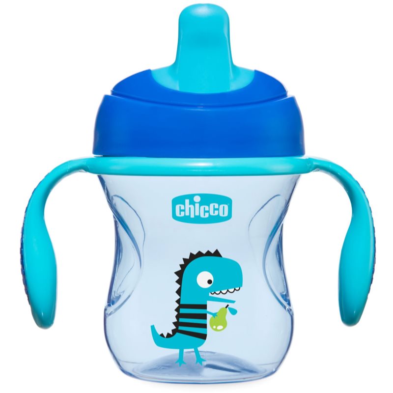 Chicco Training Cup Blue cup with handles 6 m+ 200 ml