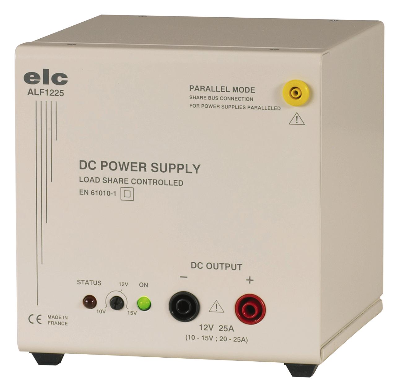 Elc Alf1225 Power Supply, 1Ch, 15V, 25A, Adjustable