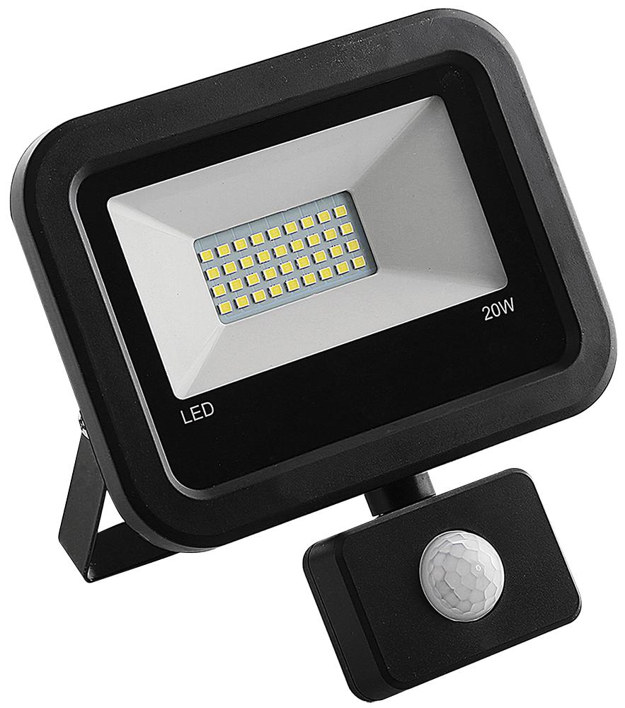 Pro Elec Pel00936 20W Led Floodlight With Pir