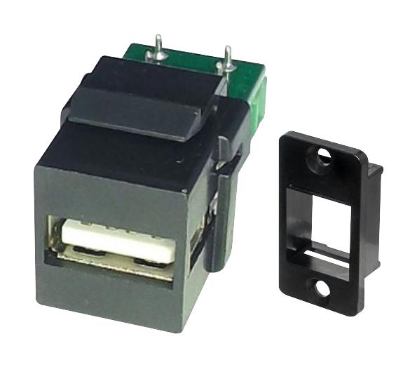 Tuk Kua2Bpm Usb Connector, 2.0 Type A Rcpt, Screw Tb