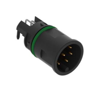 Erni / Te Connectivity 225291-E Sensor Conn, M12, R/a Plug, 8Pos, Tht