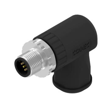 Amphenol Conec 43-00106 Sensor Connector, M12, Plug, 5Pos, Screw