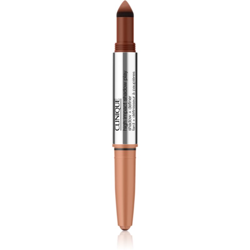 Clinique High Impact Shadow Play™ Shadow & Definer eyeshadow stick double shade Flame + Amber 1,9 g