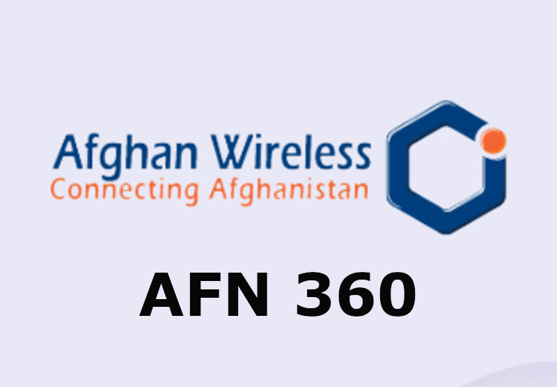 Afghan Wireless 360 AFN Mobile Top-up AF