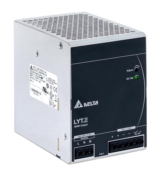 Delta Electronics/power Drl-24V480W1As Power Supply, Ac-Dc, 24V, 20A