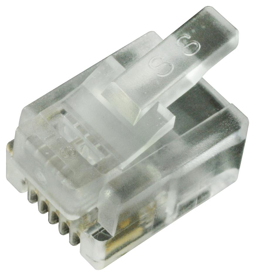 Stewart Connector 940-Sp-3066R Plug, Modular, 6Way, Pk10
