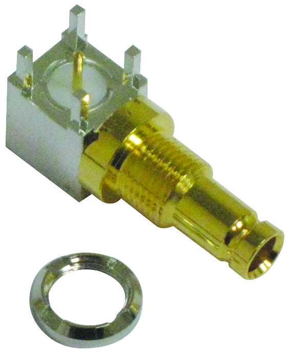 Amphenol RF 282139-75 Rf/coaxial, 1.0/2.3 Din Jack, R/a, 75 Ohm