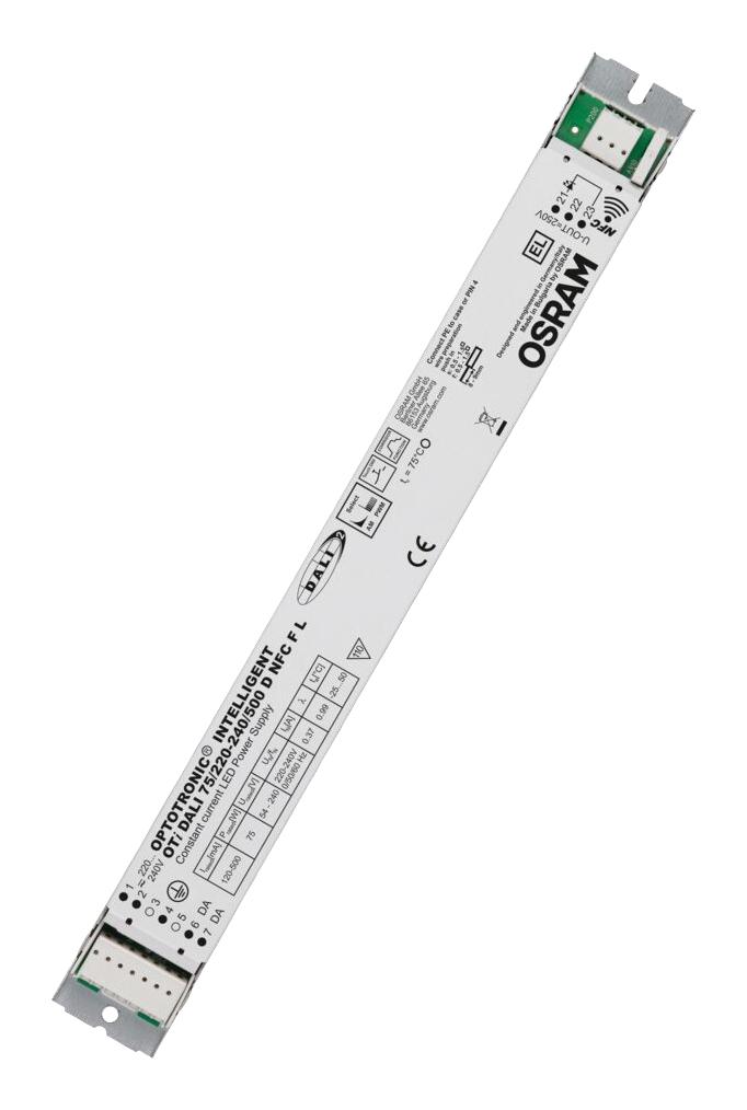 Osram Oti-Dali-75/220-240/500-D-Nfc-F-L Led Driver, Constant Current, 75W