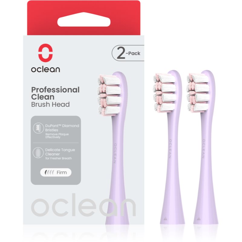 Oclean Professional Clean spare heads Purple 2 pc