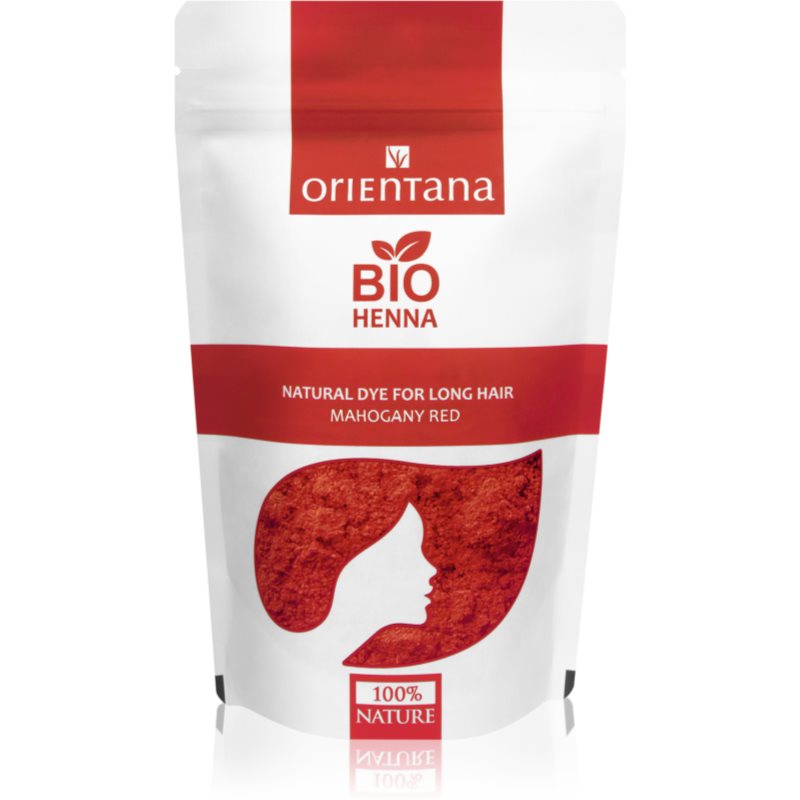 Orientana Bio Henna Long Hair nourishing hair colour shade Mahogany Red 100 g