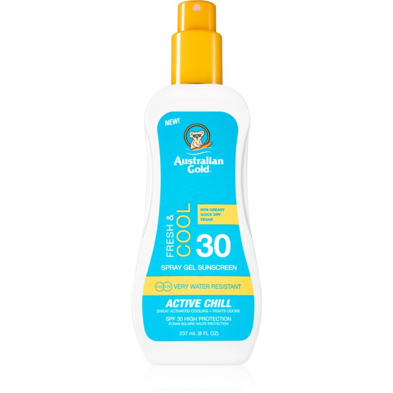 Australian Gold Fresh & Cool protective sunscreen spray with cooling effect SPF 30 237 ml