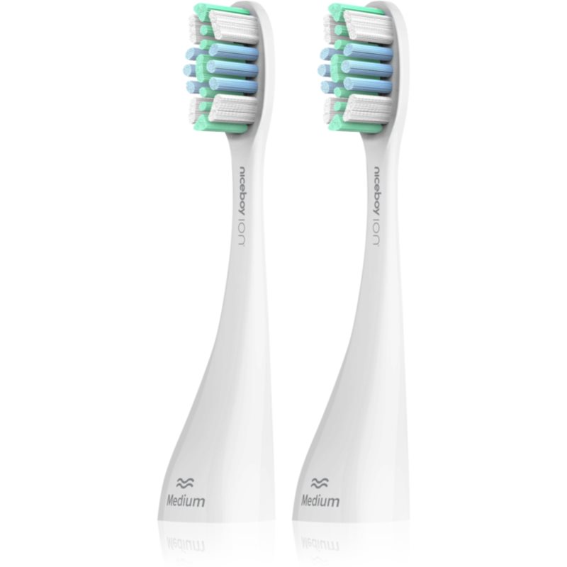 Niceboy ION Sonic PRO UV toothbrush spare heads medium white 2 pc